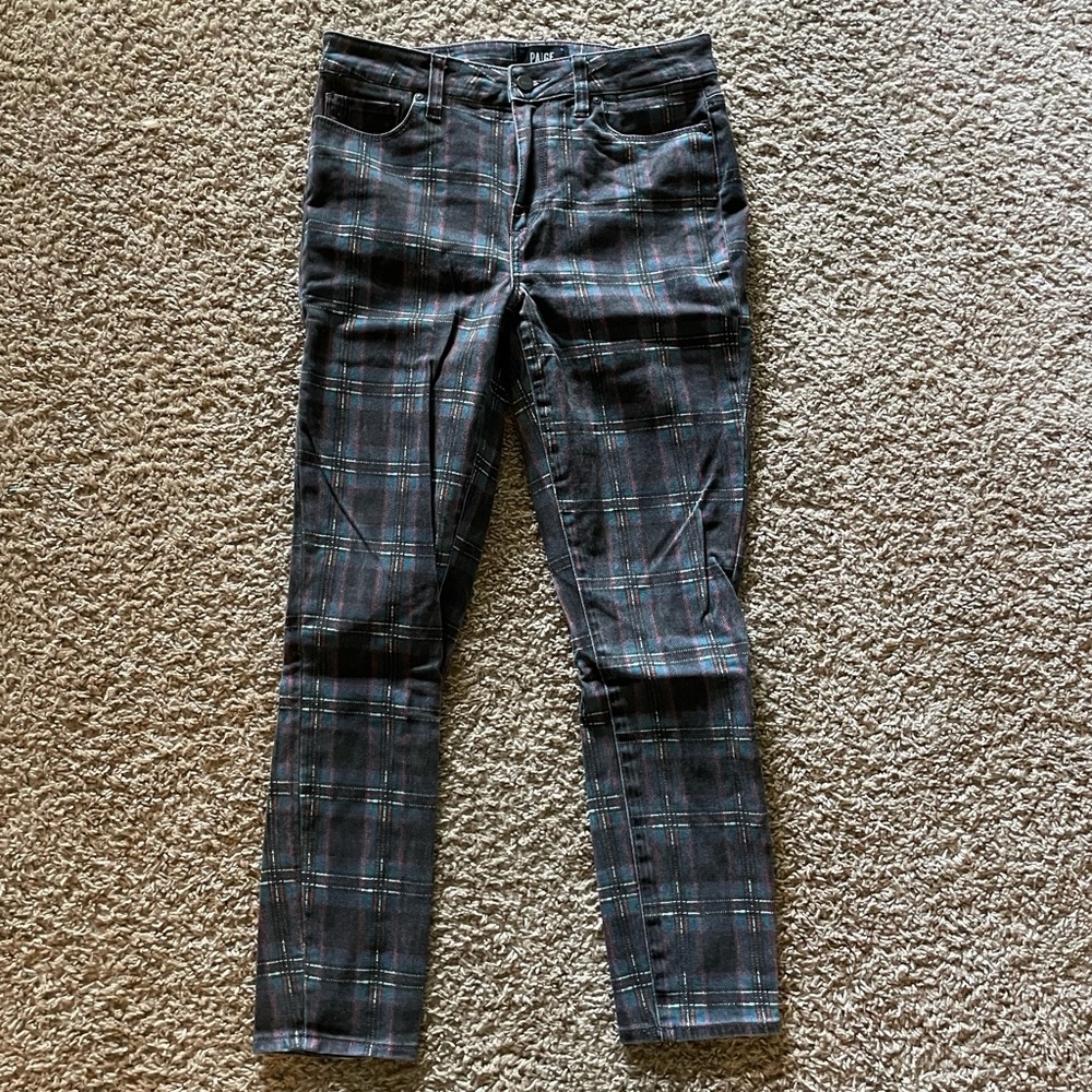 Paige plaid denim